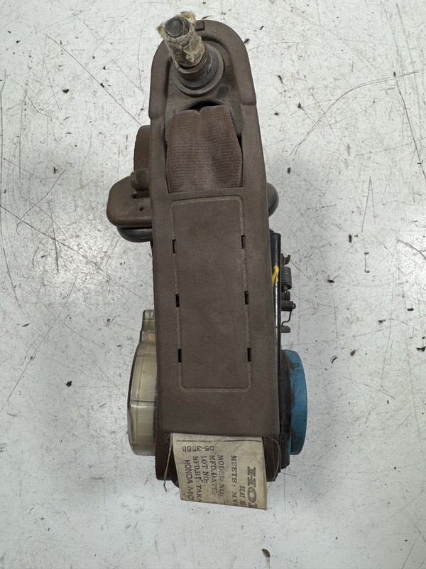 82-85 Honda Accord 4 Door Left Seat Belt Brown OEM