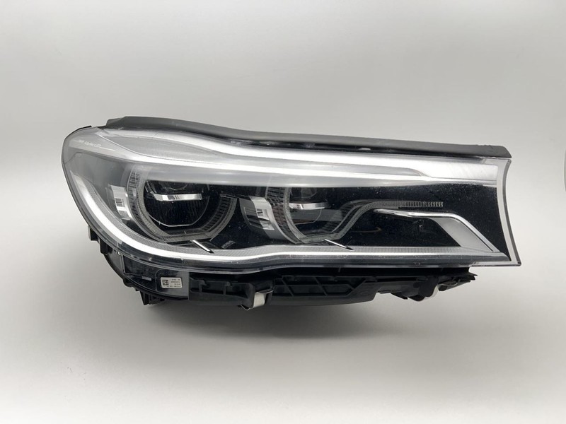 2016-19 BMW 750i RIGHT LED ADAPTIVE HEADLIGHT W/HALO DESIGN AWD 72K xDRIVE 64855