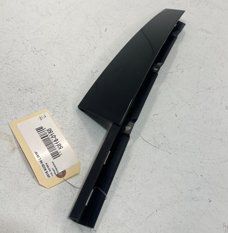 2011-12-13-2018 AUDI A8 DOOR WINDOW B PILLAR APPLIQUE MOLDING FRONT RIGHT OEM