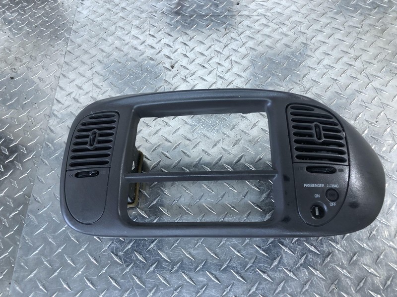 1997-2004 Ford F150 Radio Dash Bezel Panel Assembly Gray Tested 1997-2004 Oem *