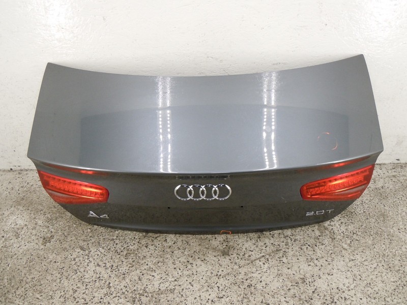 2013-2016 Audi A4 Sedan Trunk Deck Lid W/ LED Tail Lights OEM LX7R