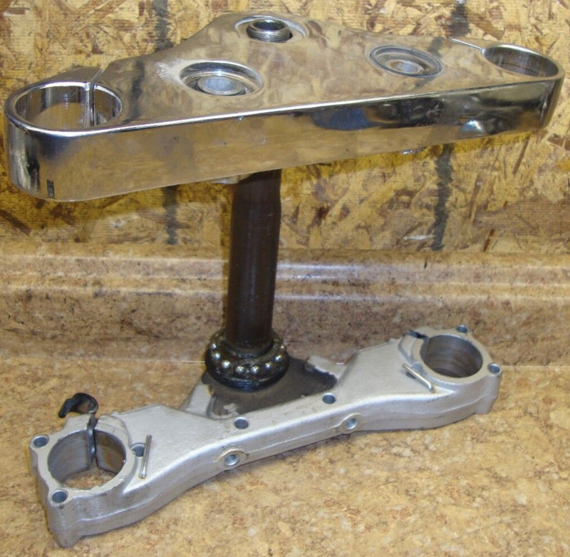 2007 Yamaha XVS650 XVS 650 A V Star Front Triple Tree Top Bottom Fork Clamp 07