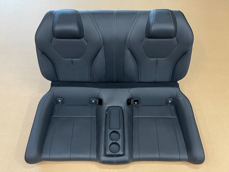 ⭐2017-2020 INFINITI Q50 Q60 REAR UPPER & LOWER SEAT BLACK LEATHER OEM LOT2530
