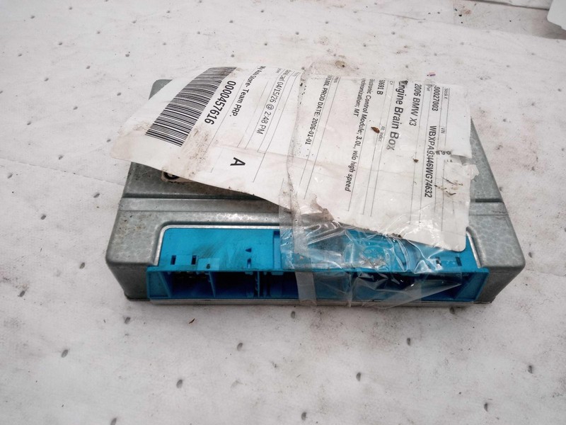 Used Engine Control Module (ECM) fits: 2006 Bmw X3 Electronic Control Module 3.0