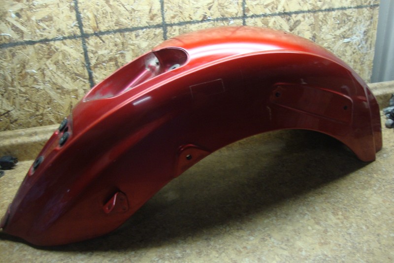 2011 Kawasaki Vulcan VN1700 VN 1700 Vaquero Red Rear Fender Wheel Well Panel