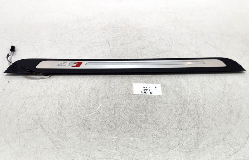✅ 2014-2018 OEM Audi S7 Front Left Driver Side Door Sill Scuff Plate Trim *