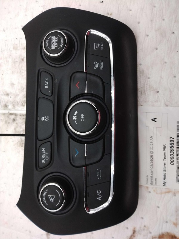 Used A/C Selector Switch fits: 2015 Jeep Cherokee air conditioning temperature c