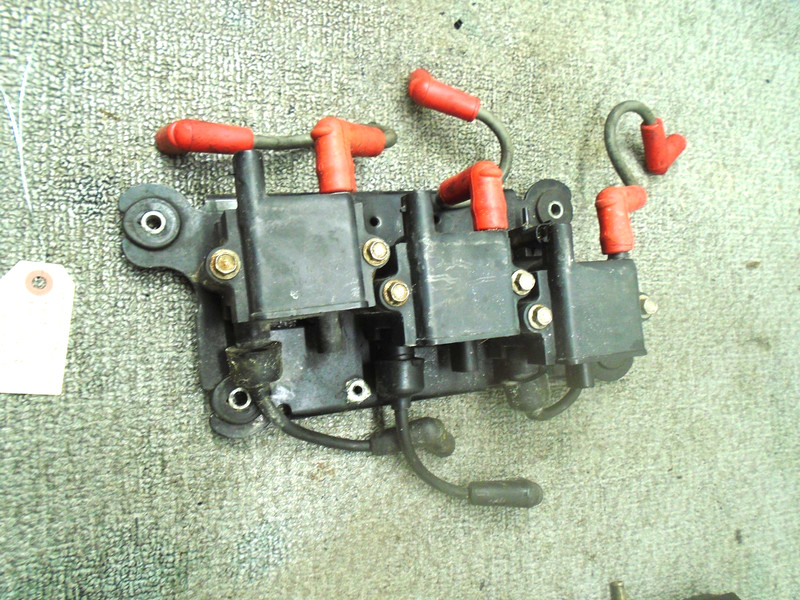 OPTIMAX 135-150 HP IGNITION COIL KIT ASSY X6 W MOUNTING PLATE 850227 MERCURY