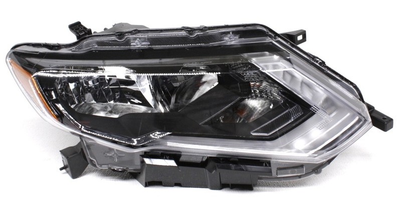 OEM Nissan Rogue Right Side Halogen Headlamp 26010-6FL0A - Tab Missing