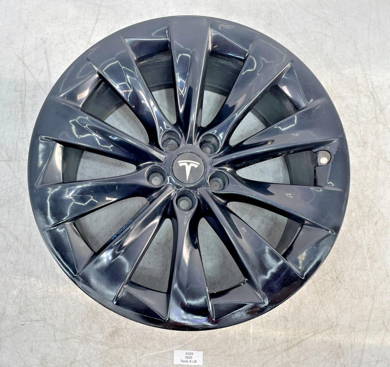 ✅ 16-20 OEM Tesla Model X Rear Wheel Rim Black Slipstream 20x9.5J ET40 NOTE*