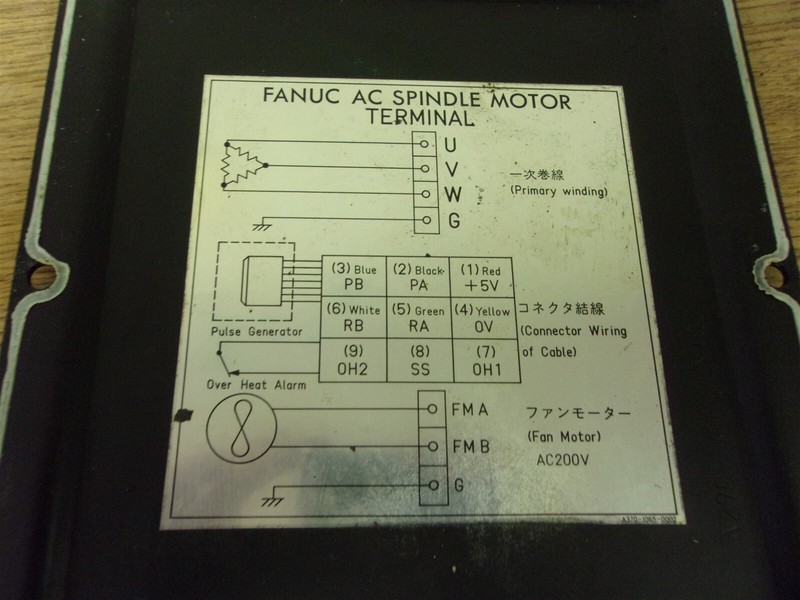 Fanuc A290-1003-X431 AC Spindle Motor Enclosure Box Terminal*FREE SHIPPING*