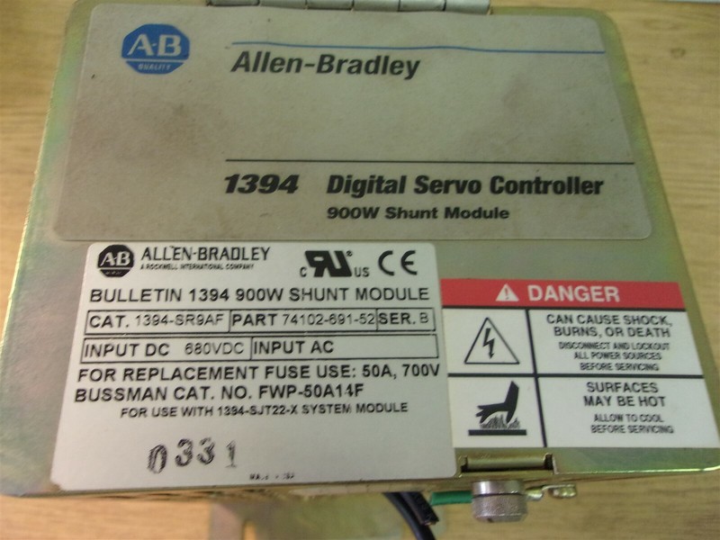 Allen Bradley 1394-SR9AF Digital Servo Controller Shunt Module 680VDC