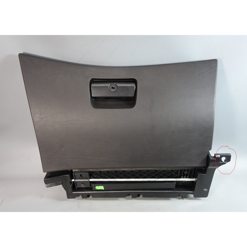 Damaged 99-06 BMW E46 3-Series Glove Box Storage Compartment w Latch Black OEM