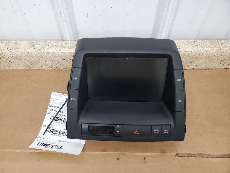 Info-GPS-TV Screen Display Screen ID 86110-47210 Fits 06-09 PRIUS 287920