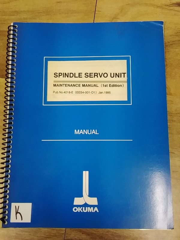 Okuma Spindle Servo Unit Maintenance Manual (1st Edition)