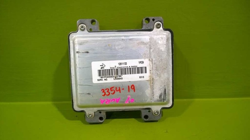 07 AURA XR G6 SKY VUE ECM ENGINE CONTROL MODULE OEM 3354-19