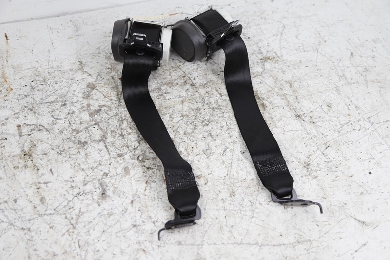 BMW F25 F26 X3 X4 Rear Right & Left Upper Seat Belt Belt Set Black OEM