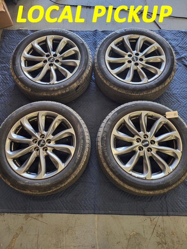 Used Oem Lincoln Wheel Rim SET of 4 for 2020-2024 Corsair 225/55R19 19x7.5