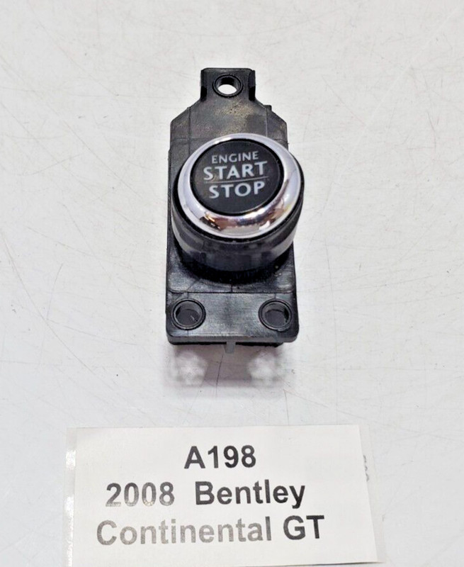 ✅ 06-12 OEM Bentley Continental GT GTC Push Start Stop Ignition Button Switch