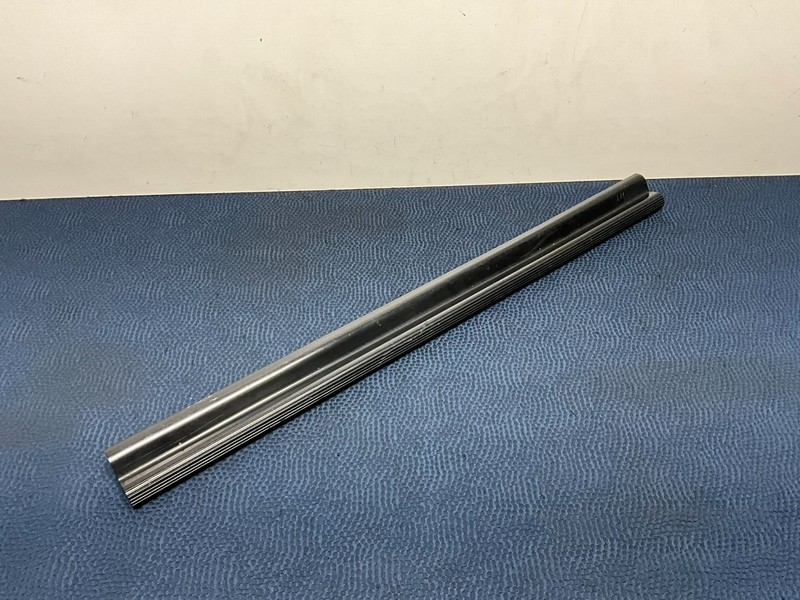 85–91 BMW E30 318i 325e 325i Front Door Entry Sill Cover Strip Molding Black OEM