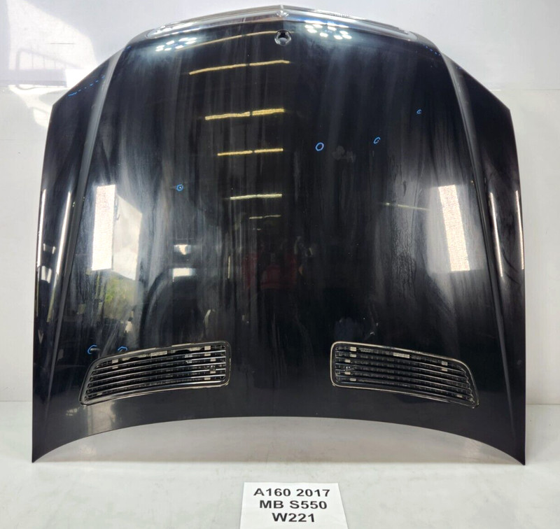 ✅ 07-13 OEM Mercedes W221 S550 S63 Front Hood Bonnet Cover Panel Assembly Black