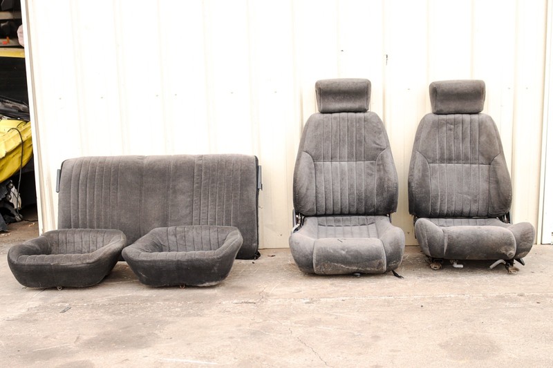 1993-2002 Pontiac Firebird Front & Rear Gray Cloth Seats OEM *USED*