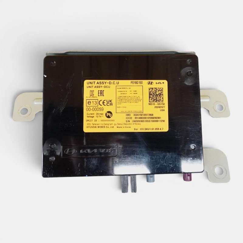 2025-2026 KIA K4 Telematics Communication Control Module W/ Bracket 96510gg150
