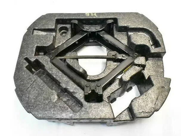 10-15 Jaguar XF XFR X250 Emergency Spare Tire Foam Holder w/ Tool Kit OEM