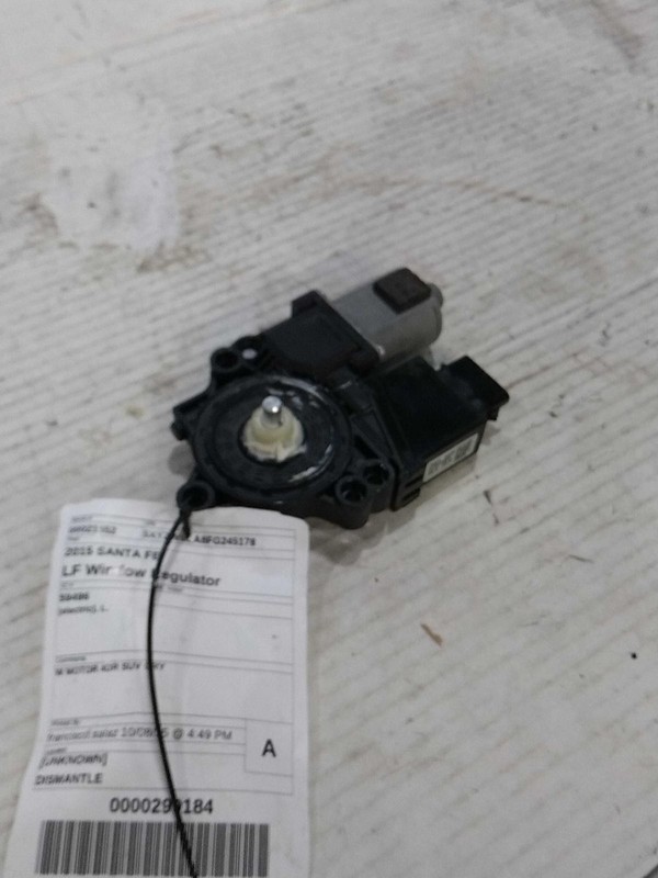 2015 Hyundai Santa Fe Left Window Regulator Grey 349335 132K Miles Used