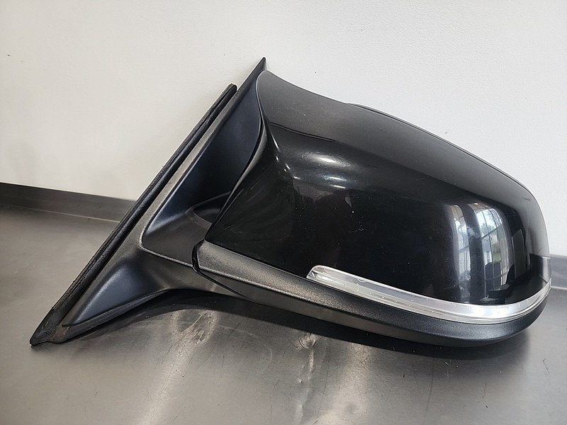 OE LH 12 - 16 F30 M SPORT 328I 355I BMW LEFT DRIVER POWER DOOR MIRROR BLACK SDN