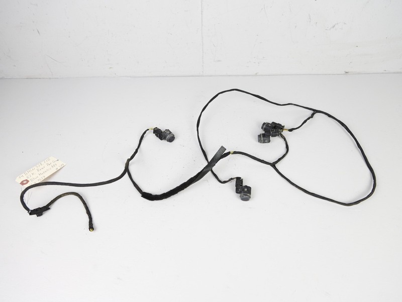 14-16 BMW F10 5 SERIES REAR BUMPER PDC WIRING HARNESS W/ SENSORS BLUE A89 OEM 🚗