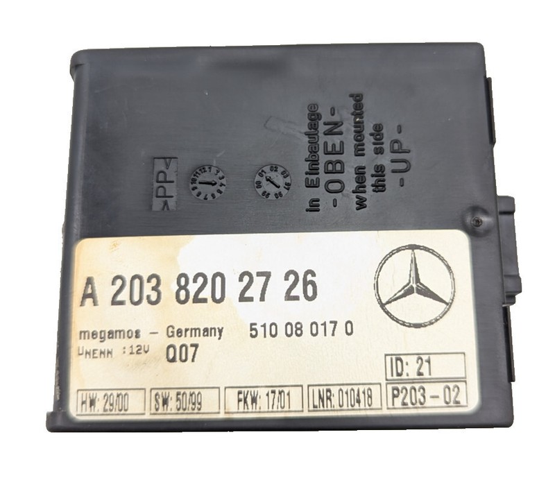 Mercedes W220 S55 AMG C230 CLK500 Anti Theft Alarm Module 2038202726 OEM✅