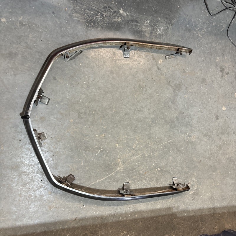 1973 Vintage Ski-Doo TNT Silver Bullet 440 Front Bumper Good
