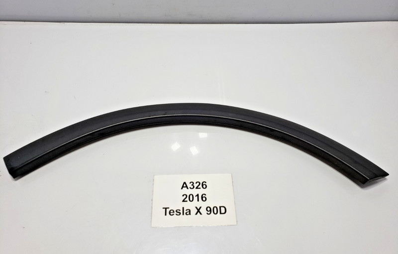 ✅ 16-20 OEM Tesla Model X Rear Left Driver Door Lower Arch Flare Molding