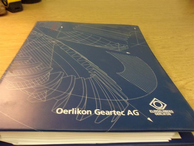 Klingelnberg Oerlikon Mechanical Training Derlikon T60 Diamler Chrysler