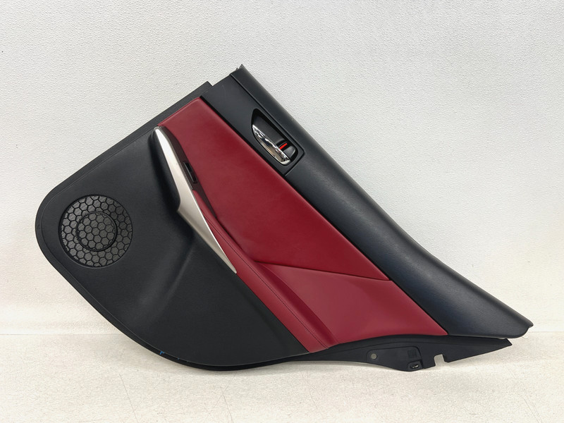 ⭐2014-2020 LEXUS IS200T REAR RIGHT PASS INTERIOR DOOR PANEL TRIM RED OEM LOT2748