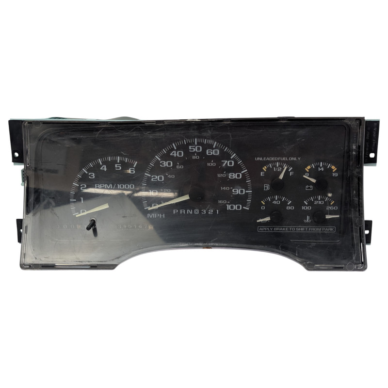 Instrument Speedometer Gauge Cluster *315k MILES* for 95-99 Suburban 1500 Tahoe