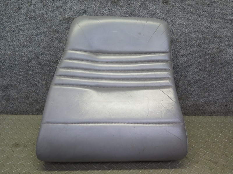 1999-2004 PORSCHE 911 996 CONVERT REAR RIGHT SEAT UPPER LEATHER CUSHION GRAY