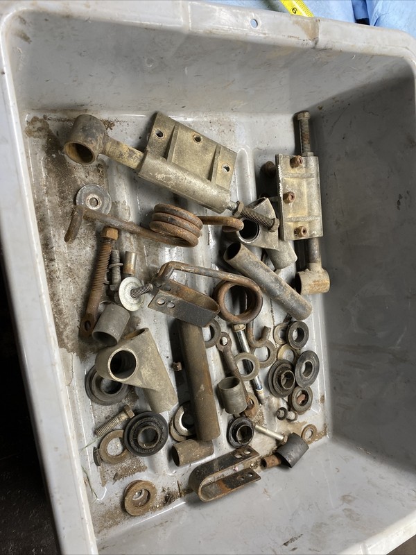 1974 VintageSnowmobile Coleman Skiroule RTX 440 Rear Suspension Parts Lot
