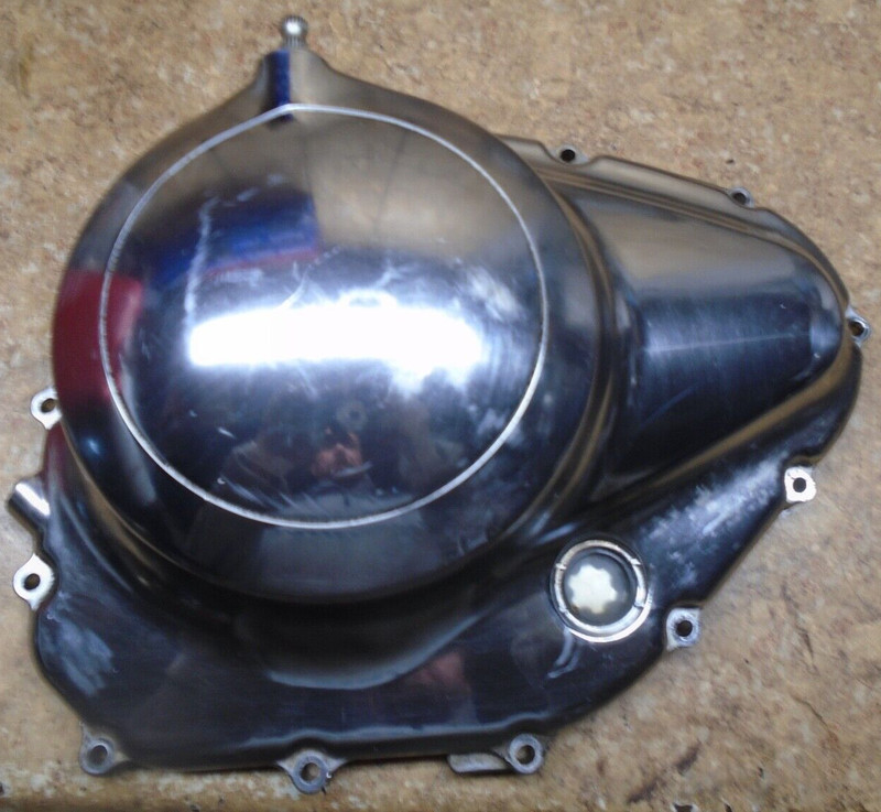 1998 Suzuki Marauder VL800 VL 800 Engine Clutch Cover Panel Case Casing Chrome