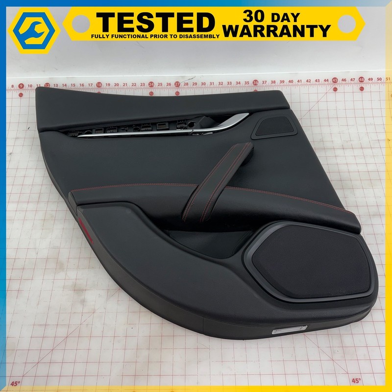 14-24 MASERATI GHIBLI REAR LEFT DRIVER SIDE INTERIOR DOOR PANEL ASSEMBLY OEM