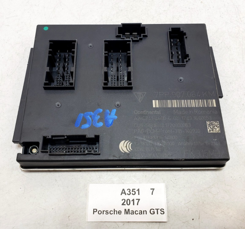 ✅ 15-18 OEM Porsche Macan GTS 95B Front Body Computer Control Module BCM 34k