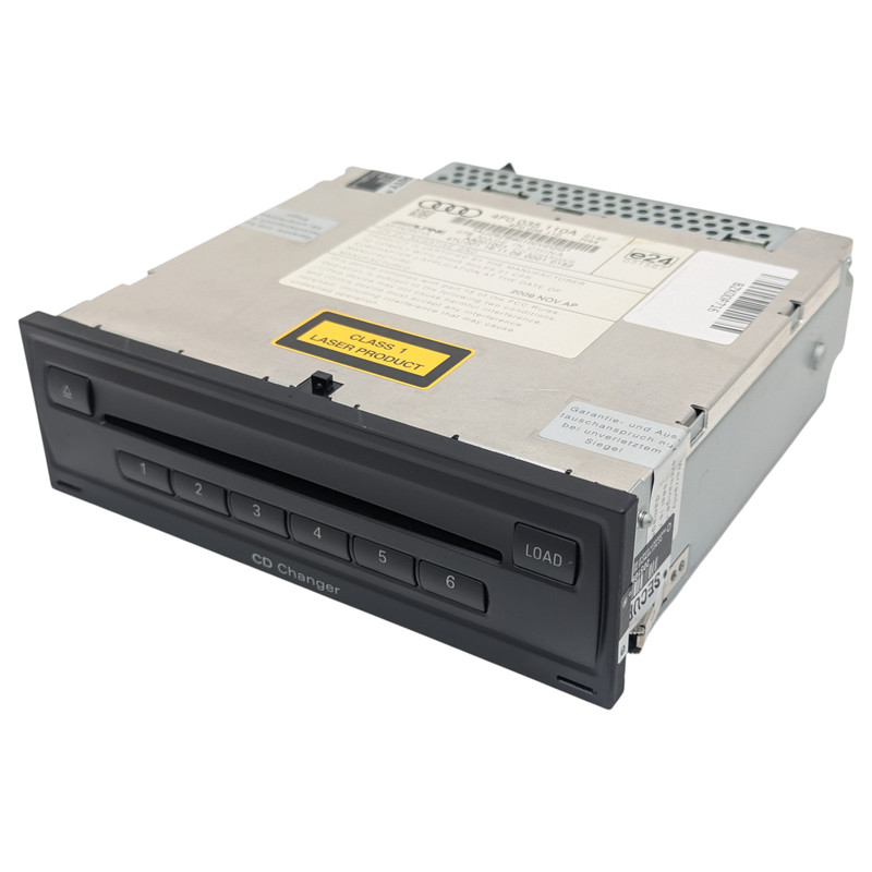 GENUINE 2010-2011 Audi A6 S6 Remote 6 Disc CD DVD Changer Unit 4F0035110A OEM
