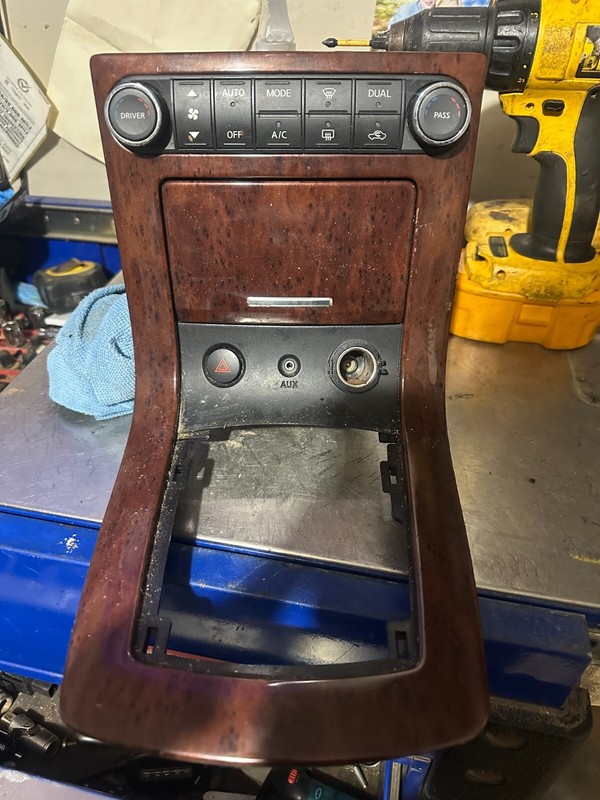 07-08 Nissan Maxima OEM Heater A/C AC Control Panel W/ WOODGRAIN SHIFTER BEZEL