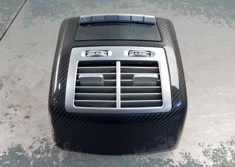 2013 Mercedes AMG S63Carbon Center Console Rear A/C Vents / Controls #4473 V9