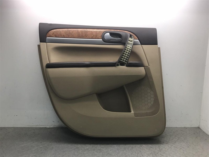 2011 BUICK ENCLAVE REAR DRIVER LEFT DOOR PANEL TRIM INTERIOR BROWN TAN OEM