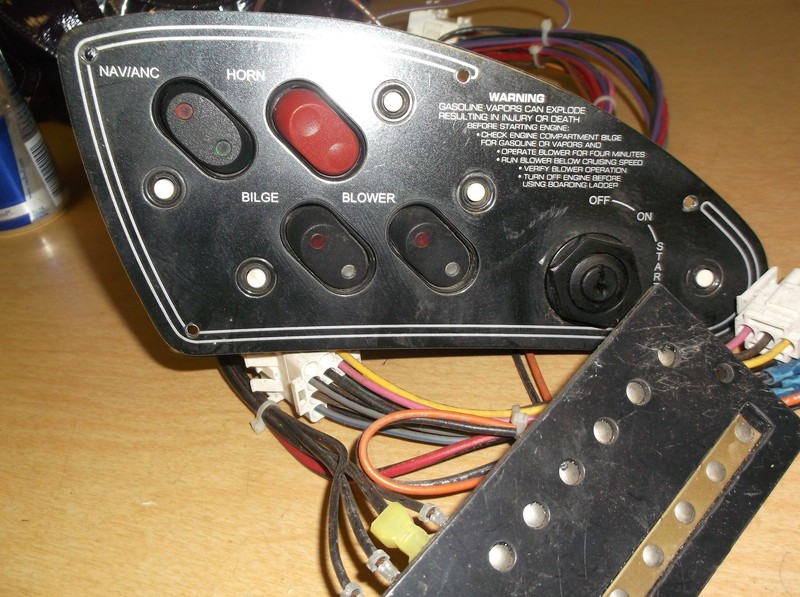 Triton Legacy 41912 Boat Marine Electrical Switch Panel and Ignition