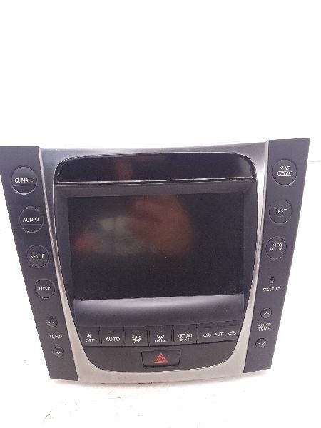 10-11 LEXUS GS450H RADIO/MULTIMEDIA DISPLAY SCREEN ASSEMBLY