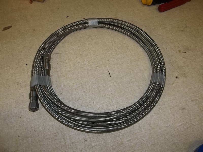 Swagelok Stainless Steel Braided Cable 1/4", 11' Long *FREE SHIPPING*