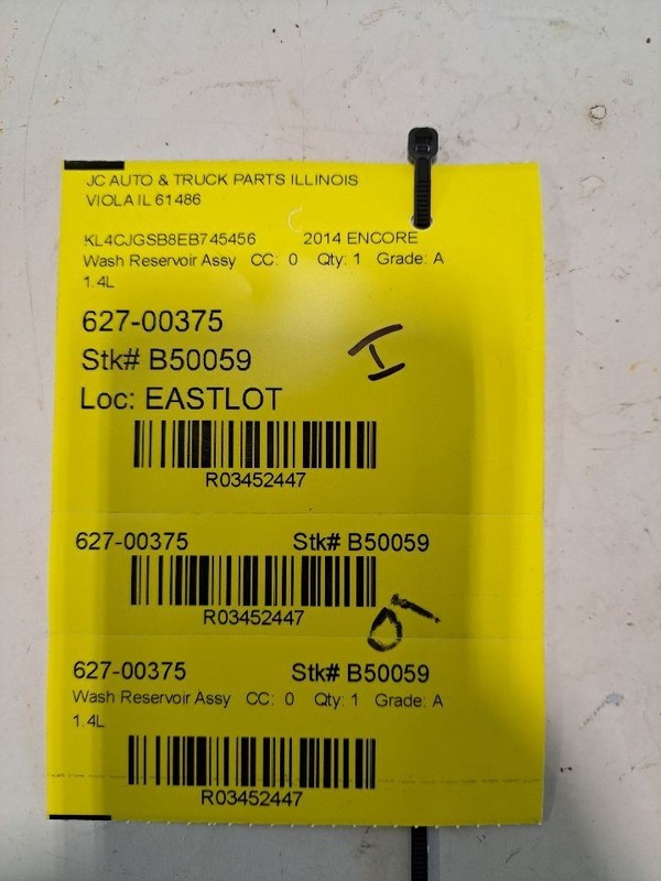 Wash Reservoir Fits 13-14 ENCORE 3452447